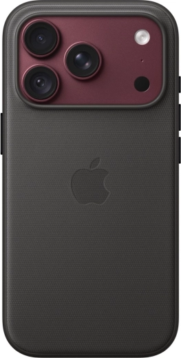 Husă Apple TechWoven cu MagSafe pentru iPhone 18 Pro, neagră