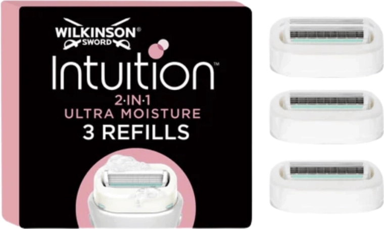 Capete de ras de rezervă Wilkinson Intuition 2în1 Ultra Moisture, 3 buc