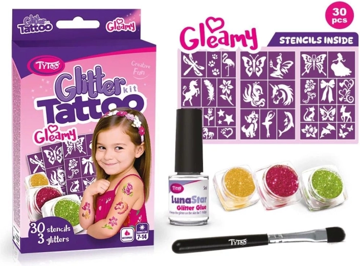Gleamy – set de tatuaje sclipitoare