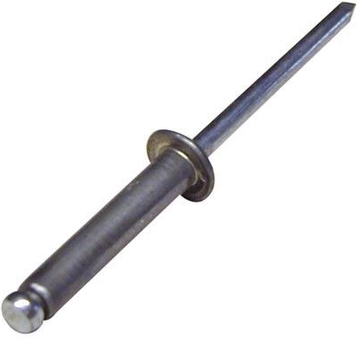 Nit rivet 4,8 × 12 mm aluminiu/oțel (100 buc)