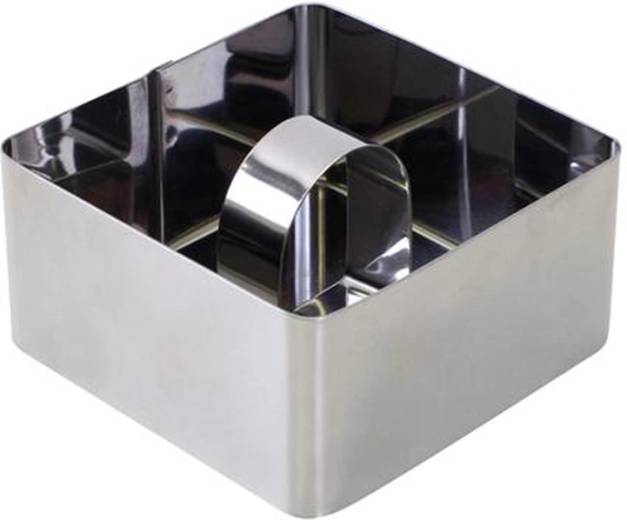 Formă pătrată din oțel inoxidabil Toro 8 cm