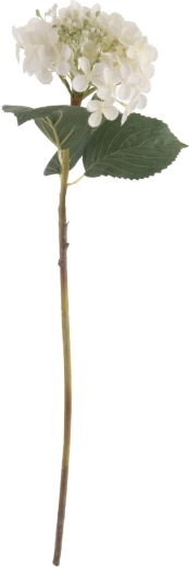 Floare artificială Hortensie albă 64 cm