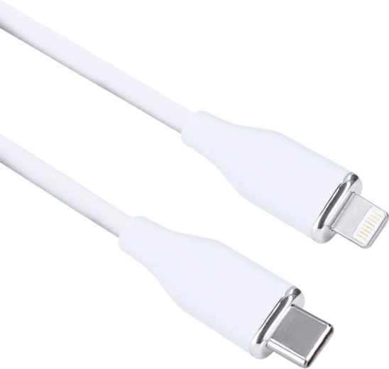 Cablu de încărcare și date Solight din silicon, USB‑C la Lightning, 2 m
