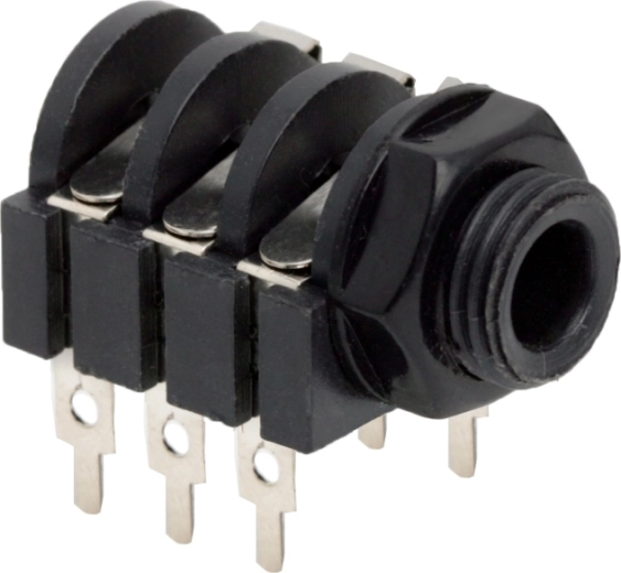 Mufă jack stereo de 6,3 mm cu întrerupător
