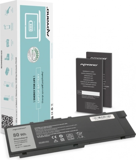 Baterie Movano pentru Dell Precision 15 7510 și Precision 17 7710 (MFKVP) 7000 mAh / 80 Wh