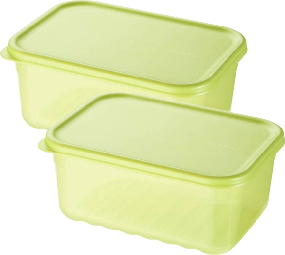 Cutii pentru alimente Lock&Lock Fresh Block 1,5 l – set 2 buc