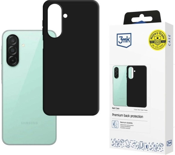 3MK Matt Case husă mată pentru Samsung Galaxy A27 5G neagră
