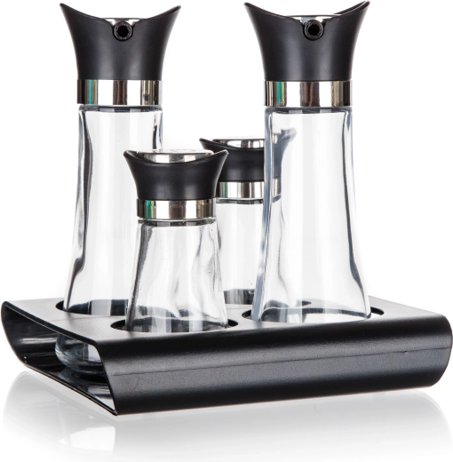 Set de condimente BANQUET EXCELLENT, 5 piese, negru