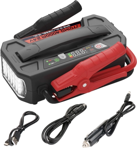 Sursă de pornire Lokithor J701HD 24 V 4000 A (207,2 Wh)