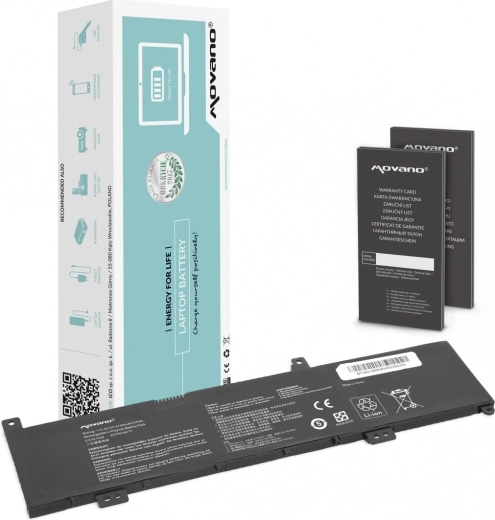 Baterie Movano C31N1636 pentru Asus VivoBook X580/N580 (4100 mAh, 47 Wh)