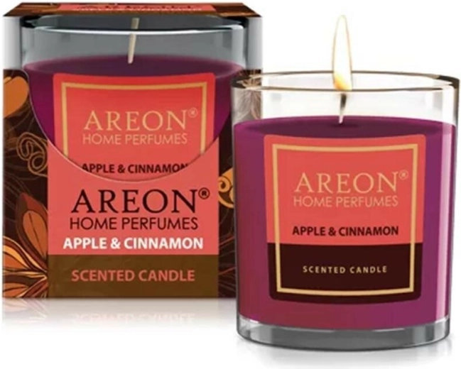 Lumânare parfumată Areon Apple & Cinnamon 120 g