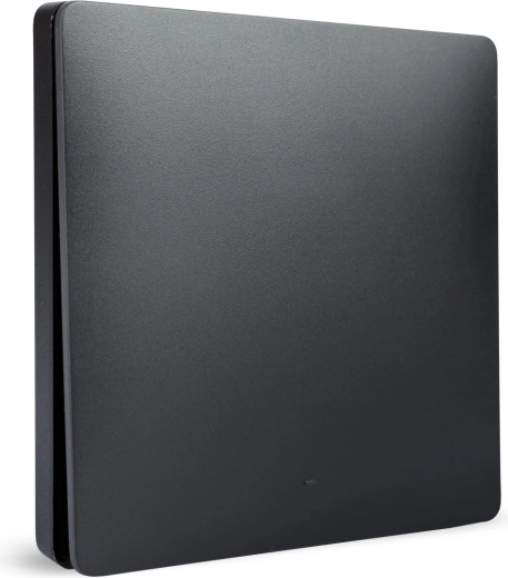 Buton de perete kinetic fără fir Delight 433 MHz, 1 circuit, negru