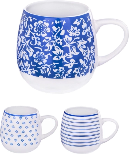 Cană ceramică Blue design 580 ml mix