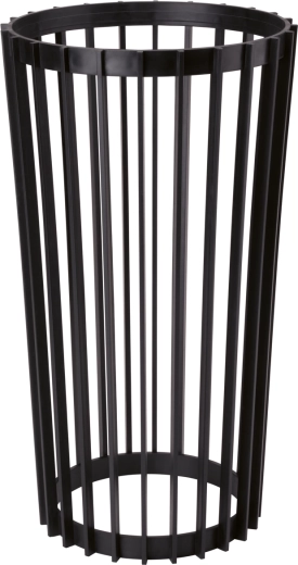 Suport pentru flori Standy 2, negru, reversibil pentru ghivece de 24 și 29,5 cm