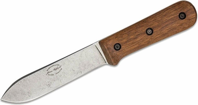 KA-BAR Becker Kephart cuțit outdoor cu mâner din nuc și teacă din piele