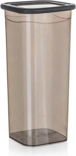 Recipient pentru alimente Lissa 1,8 l pătrat fumuriu