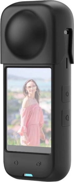 Husă de protecție din silicon PULUZ pentru Insta360 X4 neagră