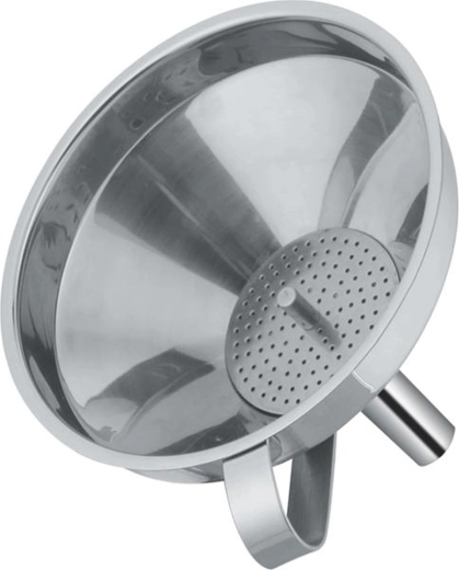 Pâlnie din inox Toro cu sită, 13 cm