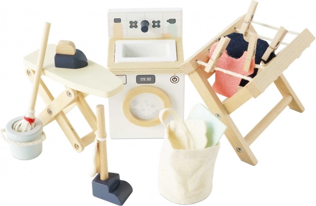 Le Toy Van mobilier pentru spălătorie pentru căsuța de păpuși