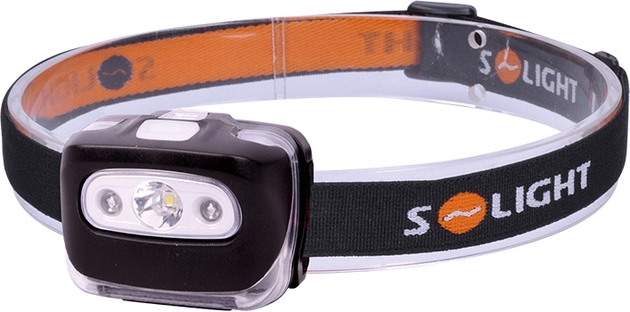 Solight lanternă frontală LED 3 W cu lumină roșie pe 3× AAA - 1 bucată