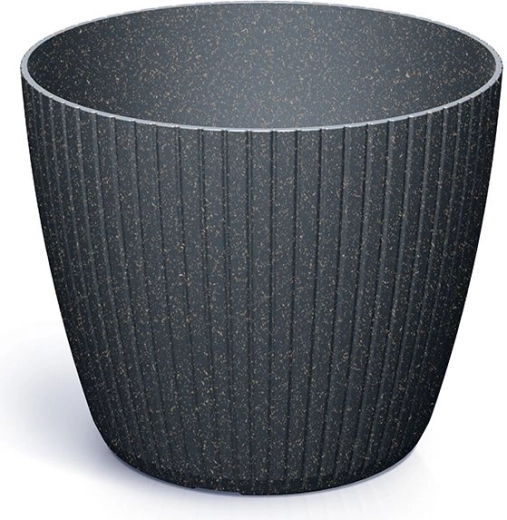 Ghiveci Lamia Eco Wood 15,8 cm antracit