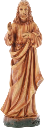 Figurină decorativă cu Isus din polirezină, 38 cm
