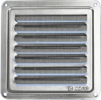 Grilaj de ventilație din inox 150 × 150 mm