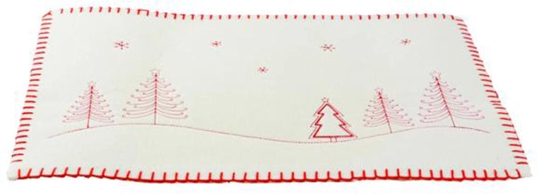 Suport de masă de Crăciun din fetru TORO 45 × 35 cm – mix de culori