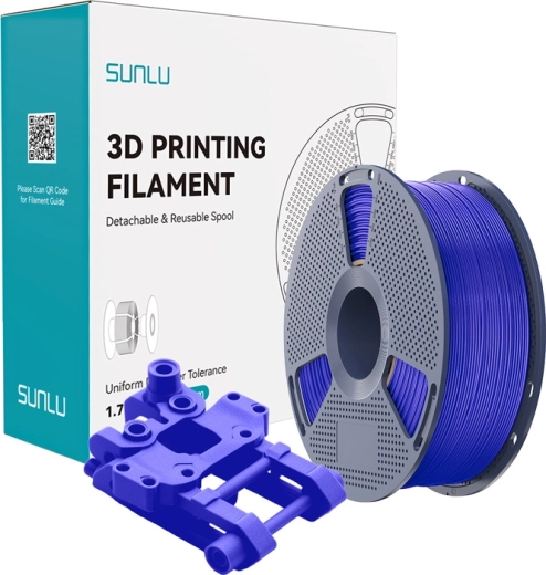 Filament Sunlu ABS cu finisaj de suprafață, albastru