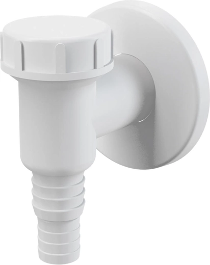 Sifon exterior pentru mașină de spălat PH, alb