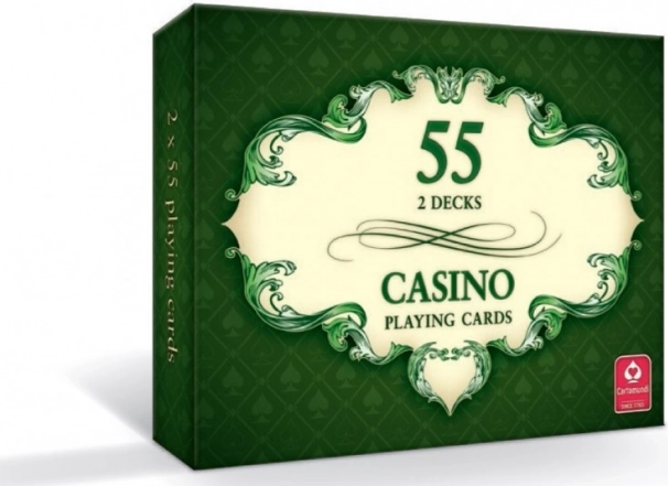 Set de cărți casino 2×55 foi