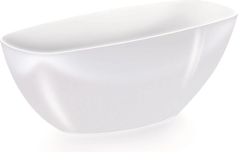 Bol pentru orhidee Coubi 36 cm alb