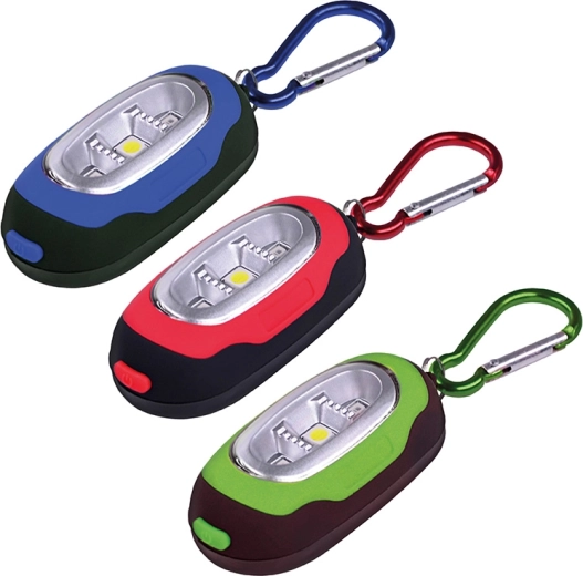 Lanternă LED Solight cu carabină, 30 lm (LED COB) - 1 bucată