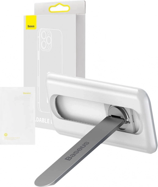 Suport telefon pliabil Baseus alb