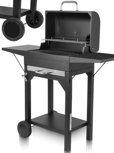 Grătar de grădină Curron cu coș GM12000 cu termometru