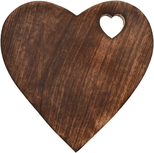 Suport pentru vase Mango în formă de inimă 25 × 25 cm