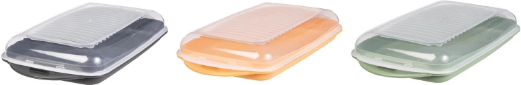 Cutie dreptunghiulară din plastic din polipropilenă 21 × 11,5 × 3,5 cm