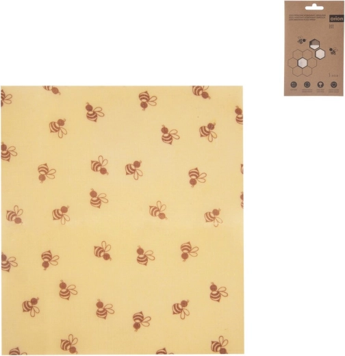 Șervețel eco cerat din bumbac cu ceară de albine 20 × 18 cm