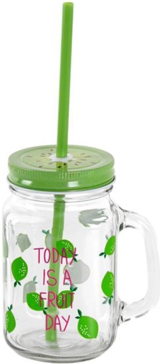 Pahar cu pai TORO fructe 450 ml
