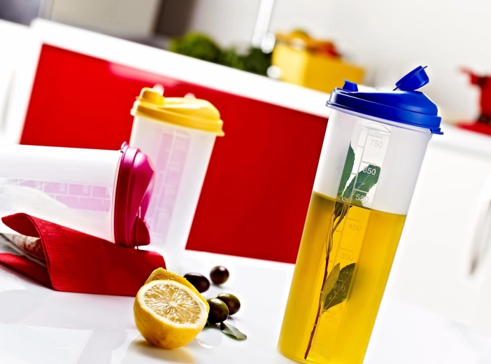 Dozator pentru ulei și oțet Hobby Life Clover 500 ml cu doză măsurată