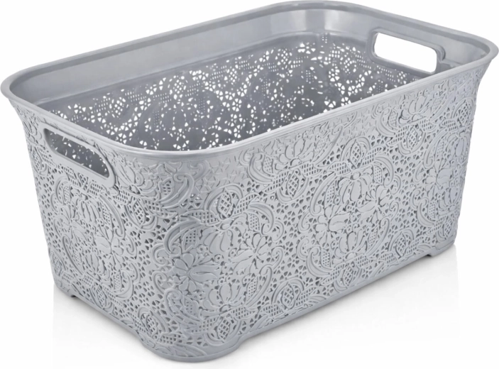 Coș pentru rufe curate 35 l plastic deschis