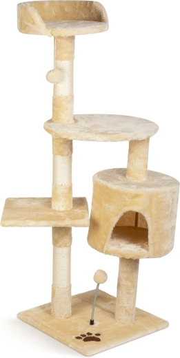 Ansamblu pentru pisici cu sisal și zonă de odihnă, 116 cm