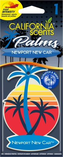 Odorizant auto suspendat California Scents Palm Newport New Car