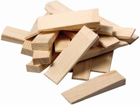 Pene de montaj din lemn 100 × 25 × 16–1 mm, 14 buc.