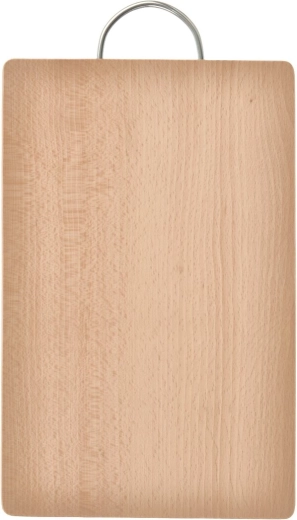 Tocător din lemn cu mâner metalic 33 × 21,5 cm