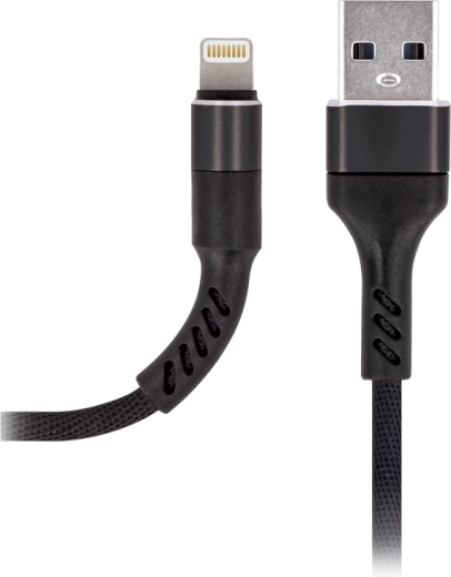 Maxlife cablu de încărcare Lightning 2 A, 1 m, negru
