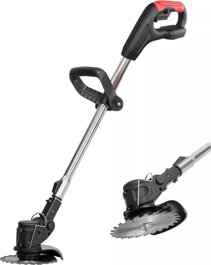 Trimmer de iarbă cu acumulator XXL cu 2 baterii