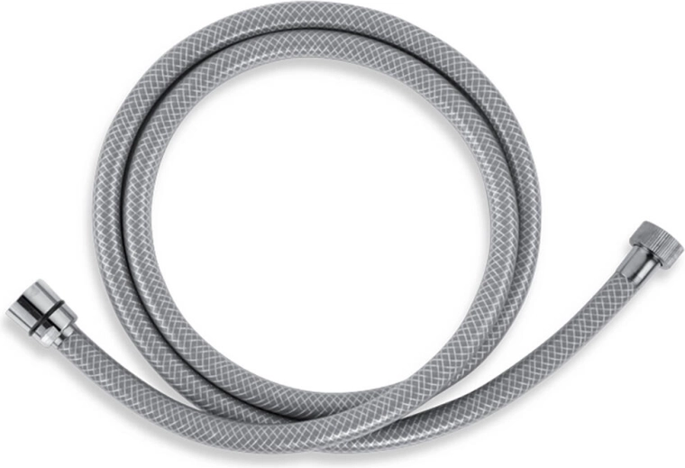 Furtun de duș 150 cm din PVC, gri