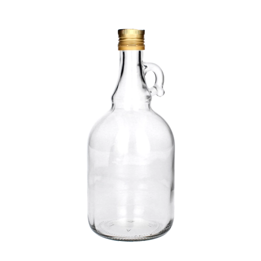 Sticlă de sticlă Galon 1 l cu capac înșurubabil