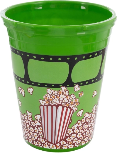 Pahar din plastic pentru gustare Snack 0,55 l verde - 1 bucată